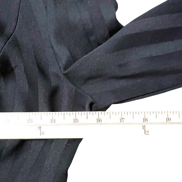 Revolve Line & Dot Black Striped Mini Dress Sz S Minimalist Witchy Evening - Picture 8 of 14